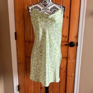 NWOT Green Floral Forever 21 Slip Dress